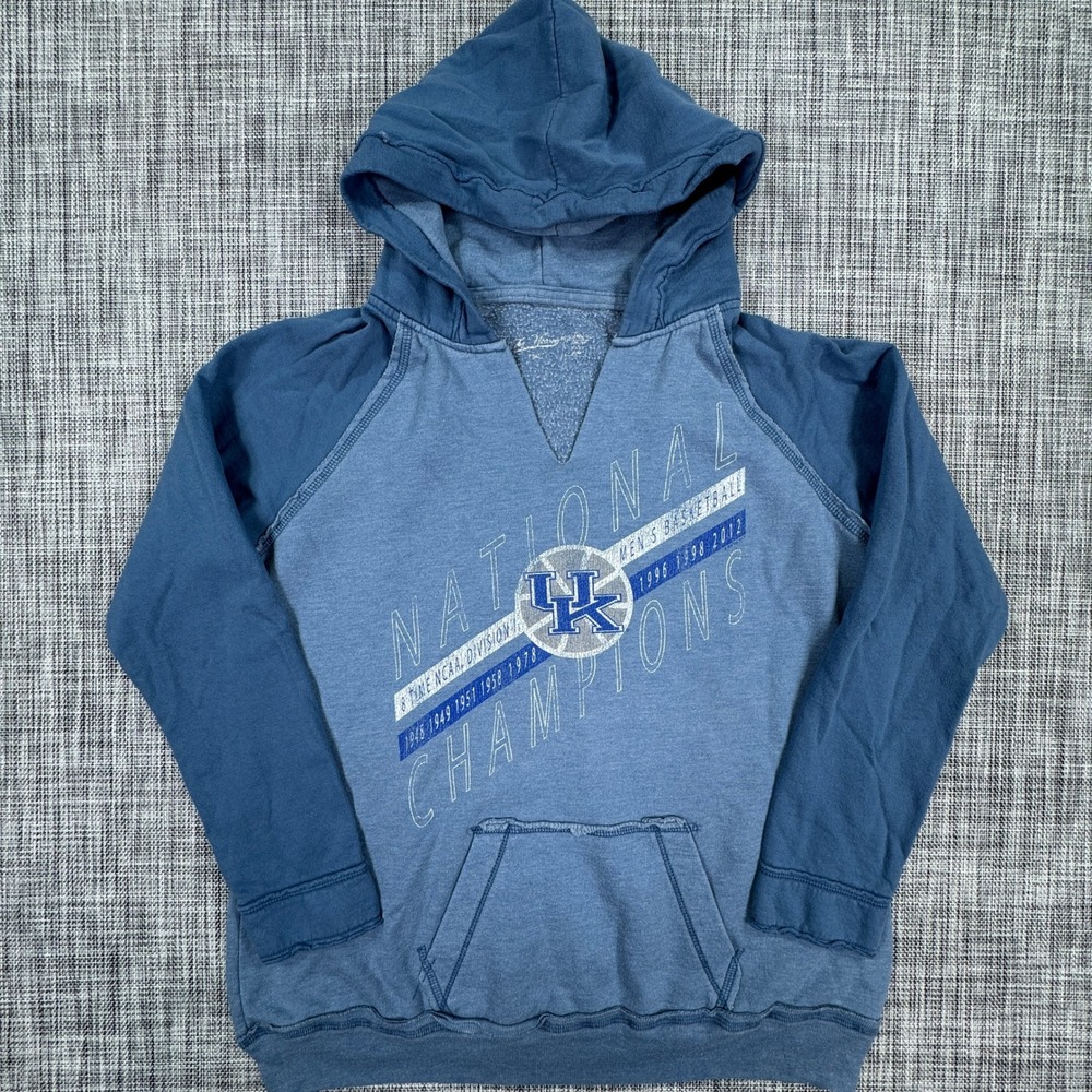 The Victory Womens XS Kentucky Wildcats 2012 National Champions Hoodie Blue USA
